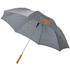 23" Lisa-sateenvarjo puukahvalla, automaattisesti avautuva, harmaa lisäkuva 1